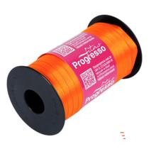 Fita de Cetim Progresso 7mm 100 Mts Laranja 066