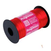 Fita de Cetim Progresso 7mm 100 Mts Vermelho 209 Fita de Cetim Progresso 7mm 100 Mts Vermelho 209