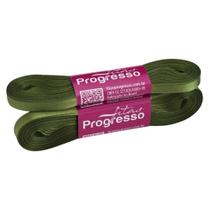 Fita de Cetim Progresso 7mm - Nº 1 c/ 10 metros - Verde Militar Fita de Cetim Progresso 7mm - Nº 1 c/ 10 metros - Verde Militar