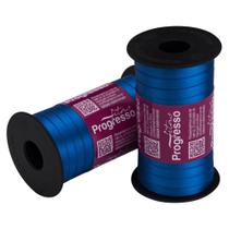 Fita de Cetim Progresso 7mm - Nº 1 c/ 100 metros - Azul Royal
