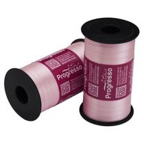 Fita de Cetim Progresso 7mm - Nº 1 c/ 100 metros - Rosa Bebê