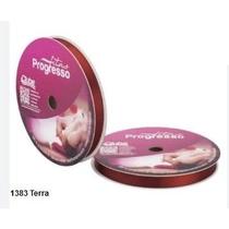 Fita de Cetim Progresso N5 22mm - 50mts cor:1383 Terra