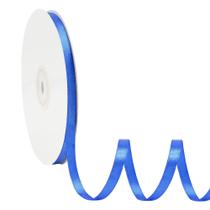 Fita de Cetim Royal Blue Simplegoal - Dupla Face, 0,6cm x 45m