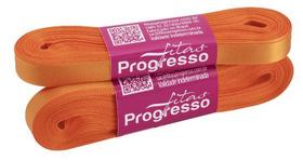 Fita de Cetim Simples CF002 10MM Cor 066 Laranja - 10 Metros Fita de Cetim Simples CF002 10MM Cor 066 Laranja - 10 Metros