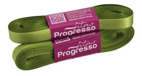 Fita de Cetim Simples CF002 10MM Cor 677 Verde Folha - 10 Metros