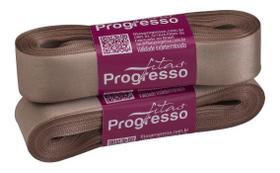 Fita de Cetim Simples CF005 22MM Cor 971 Chocolate - Peça de 10 Metros