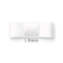 Fita de Cetim Simples N 1 7mmx10m Najar - Branco Fita de Cetim Simples N 1 7mmx10m Najar - Branco