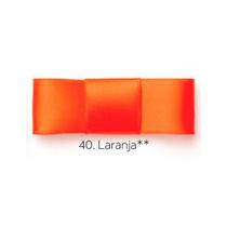Fita de Cetim Simples N 1 7mmx10m Najar - Laranja Fluorescente Fita de Cetim Simples N 1 7mmx10m Najar - Laranja Fluorescente