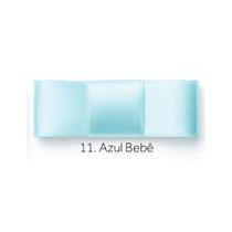 Fita de Cetim Simples N 2 10mmx10m Najar - Azul Bebê