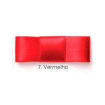 Fita de Cetim Simples N 2 10mmx10m Najar - Vermelho