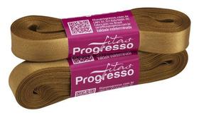 Fita de Cetim Simples Progresso 15mm Dourado - 10 Metros Fita de Cetim Simples Progresso 15mm Dourado - 10 Metros