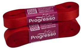 Fita de Cetim Simples Progresso 15mm Vermelho Tomate - 10 Metros