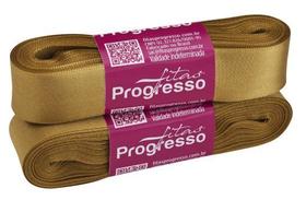 Fita de Cetim Simples Progresso 22mm Dourado - 10 Metros