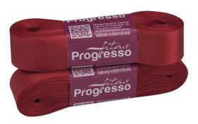 Fita de Cetim Simples Progresso 22mm Vermelho Tomate - 10 Metros