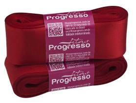 Fita de Cetim Simples Progresso 38mm Vermelho - 10 Metros
