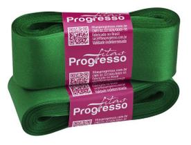 Fita de Cetim Simples Progresso CF009 38MM Verde Bandeira - 10 Metros