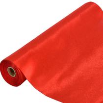 Fita de cetim TONIFUL 25cm x 10m vermelha para decoração de Natal
