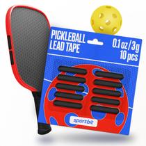 Fita de chumbo para pás de pickleball, barras pesadas SPORTBIT 3g Fita de chumbo para pás de pickleball, barras pesadas SPORTBIT 3g