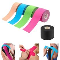 Fita de Cinesiologia Bandagem Adesiva Funcional para Compressão Esportiva com Faixa Elástica Hipoalergênica