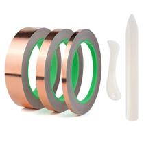 Fita de Cobre Dupla Face Condutiva Thrseely 3 Unidades Fita de Cobre Dupla Face Condutiva Thrseely 3 Unidades