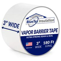 Fita de costura: isolamento BlueTex, 7,62 cm de largura x 54,86 m de comprimento, branca Fita de costura: isolamento BlueTex, 7,62 cm de largura x 54,86 m de comprimento, branca