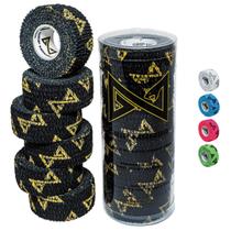 Fita de dedo atlética GRIP MAMBA Elastic 2,5 cm x 4,5 m preta 3 rolos Fita de dedo atlética GRIP MAMBA Elastic 2,5 cm x 4,5 m preta 3 rolos