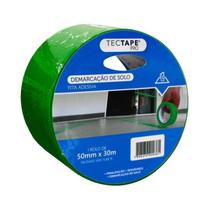 Fita de Demarcação 48mm x 30m Verde 400 Tectape Unica Fita de Demarcação 48mm x 30m Verde 400 Tectape Unica