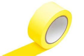 Fita de Demarcação Amarela 48 MM X 14 MT - ALDEBRAS - ADELBRAS