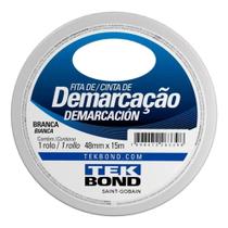 Fita de Demarcação Branca 50mm X 15m -tekbond Fita de Demarcação Branca 50mm X 15m -tekbond