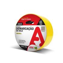 Fita De Demarcação De Solo Adere Amarela 50mm X 15m