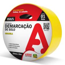 Fita de Demarcação de Solo Amarela 50mm x 30 Metros - 850 - ADERE