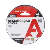 Fita De Demarcação De Solo Azul 50mmx15m - Adere