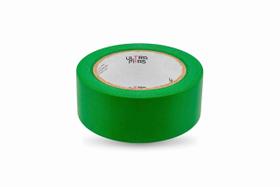 Fita De Demarcação de Solo Pvc 48mm X 30 Metros Sinalização - Amarela, Azul, Branca, Cinza, Laranja, Listrada, Preta, Verde, Vermelha ou Zebrada