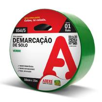 Fita De Demarcação De Solo Verde 50mmx15m - Adere