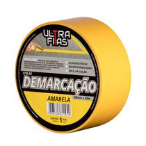 Fita De Demarcação PVC 30 Metros - Amarela - Ultra Fitas