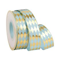 Fita De Diamante Com Folha De Ouro De 25mm De Largura Para DIY, Laços, Acessórios De Cabelo,