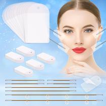 Fita de elevação facial Netlkjonk Invisible 100PCS com 8 cordas Fita de elevação facial Netlkjonk Invisible 100PCS com 8 cordas