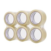 Fita de embalagem Amazon Basics 1,9 cm x 66 m 1,8 mil de espessura (6 rolos)