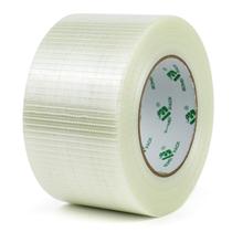Fita de embalagem BOMEI PACK Fiber Reforçada 7cm x 50m Transparente Fita de embalagem BOMEI PACK Fiber Reforçada 7cm x 50m Transparente