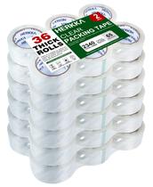 Fita de embalagem HERKKA Clear 36 Rolls 59,4 m x 50 mm, total de 2140 mm