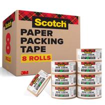 Fita de embalagem: Scotch Box Lock Paper Kraft Brown 1,88 cm x 25 m Fita de embalagem: Scotch Box Lock Paper Kraft Brown 1,88 cm x 25 m