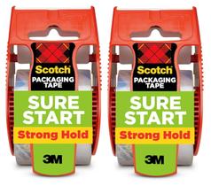 Fita de Embalagem Scotch Sure Start Clear - 48mm x 20m com Dispensador