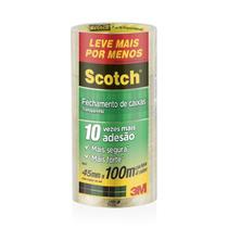 Fita de Empacotamento SCOTCH 45MM X 100M 4 Rolos Fita de Empacotamento SCOTCH 45MM X 100M 4 Rolos