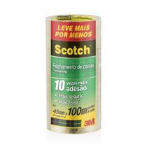 Fita de Empacotamento SCOTCH 45MM X 100M 4 Rolos