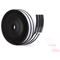 Fita de espuma 1,3 cm x 0,3 cm x 15 m preta para vedação