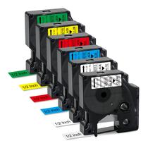 Fita de etiqueta BOYEEZON compatível para DYMO D1 12mm 6PK Fita de etiqueta BOYEEZON compatível para DYMO D1 12mm 6PK