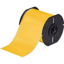 Fita de etiqueta Brady B30C-4000-595-YL de vinil de alta adesão amarela Fita de etiqueta Brady B30C-4000-595-YL de vinil de alta adesão amarela