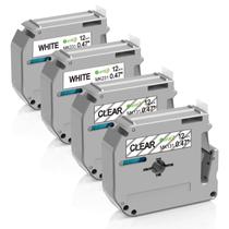 Fita de etiqueta Buyalot compatível com Brother P Touch M-Tape