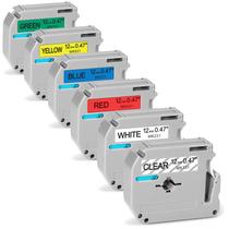 Fita de etiqueta de qualquer cor compatível com Brother Ptouch M PT-M95 Fita de etiqueta de qualquer cor compatível com Brother Ptouch M PT-M95