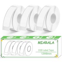 Fita de Etiqueta MIARALA D30 12 mm x 40 mm - 3 Rolos Fita de Etiqueta MIARALA D30 12 mm x 40 mm - 3 Rolos